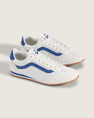 Sale Vans Super Lowpro Shoe in Marshmallow White / True Blue