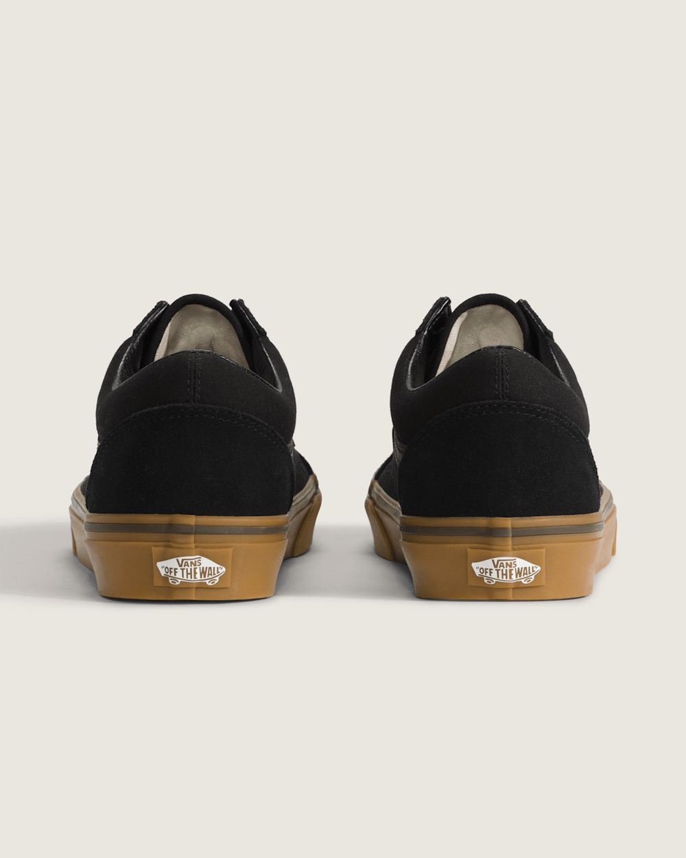 Sale Vans Old Skool Gum Shoe in Black