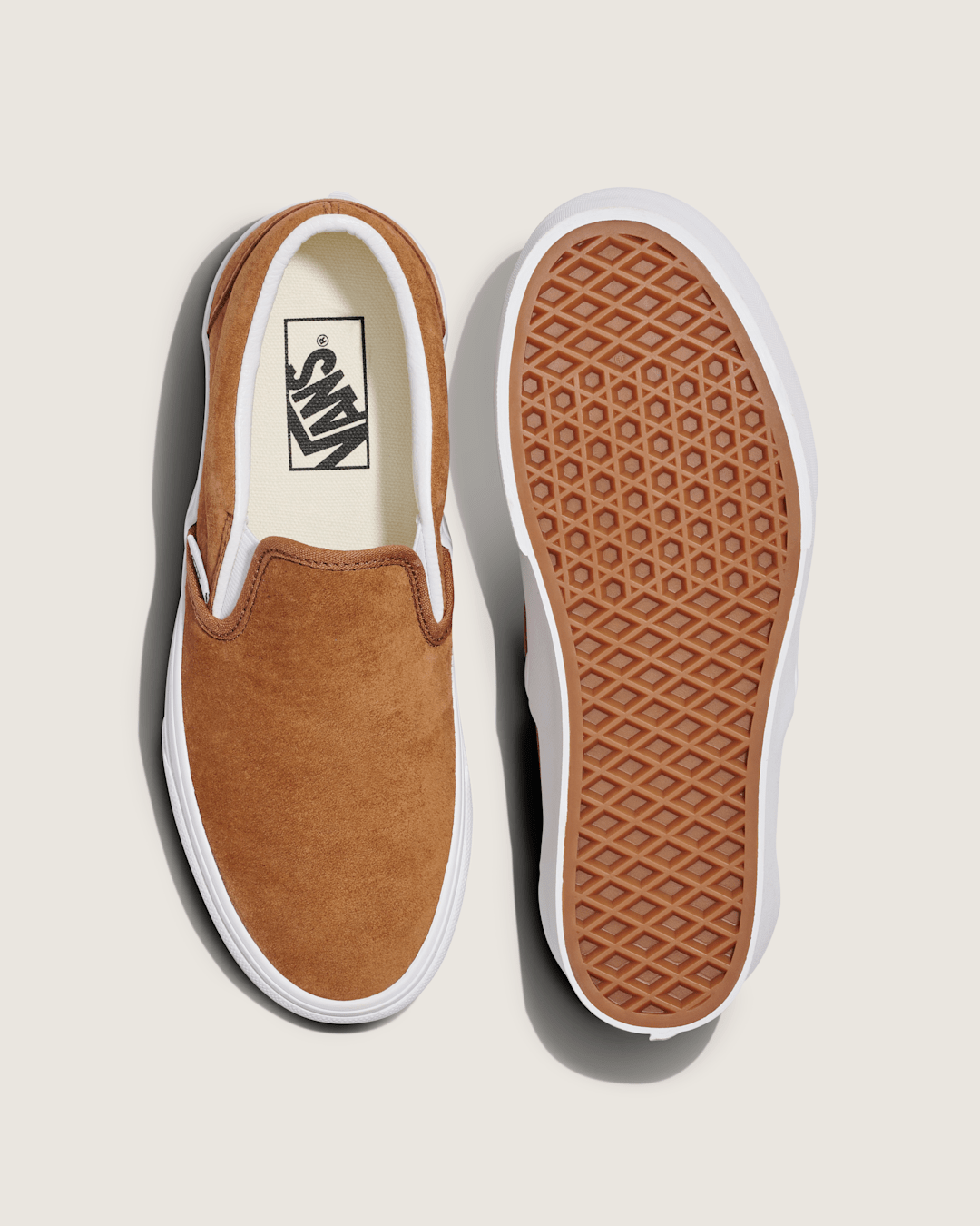 Sale Vans Classic Slip-On Platform Shoe in Chipmunk Brown