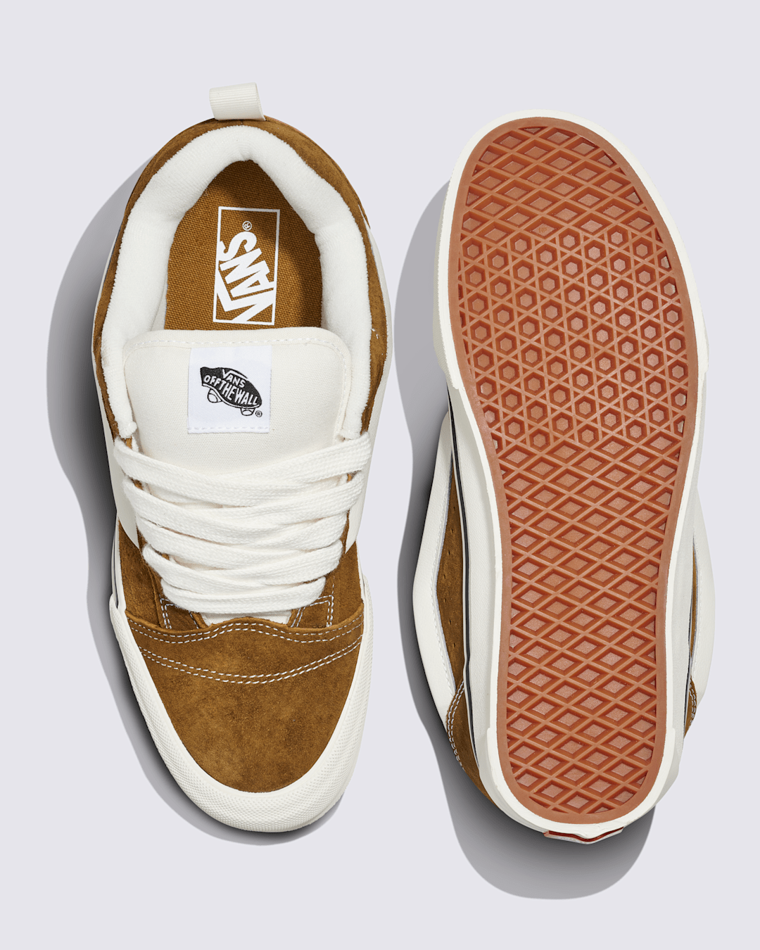 Sale Vans Knu Skool Shoe in Brown