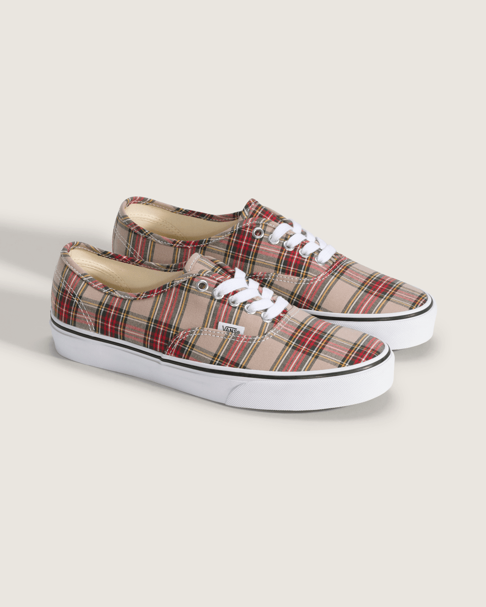 Sale Vans Authentic Shoe in Brown / Red