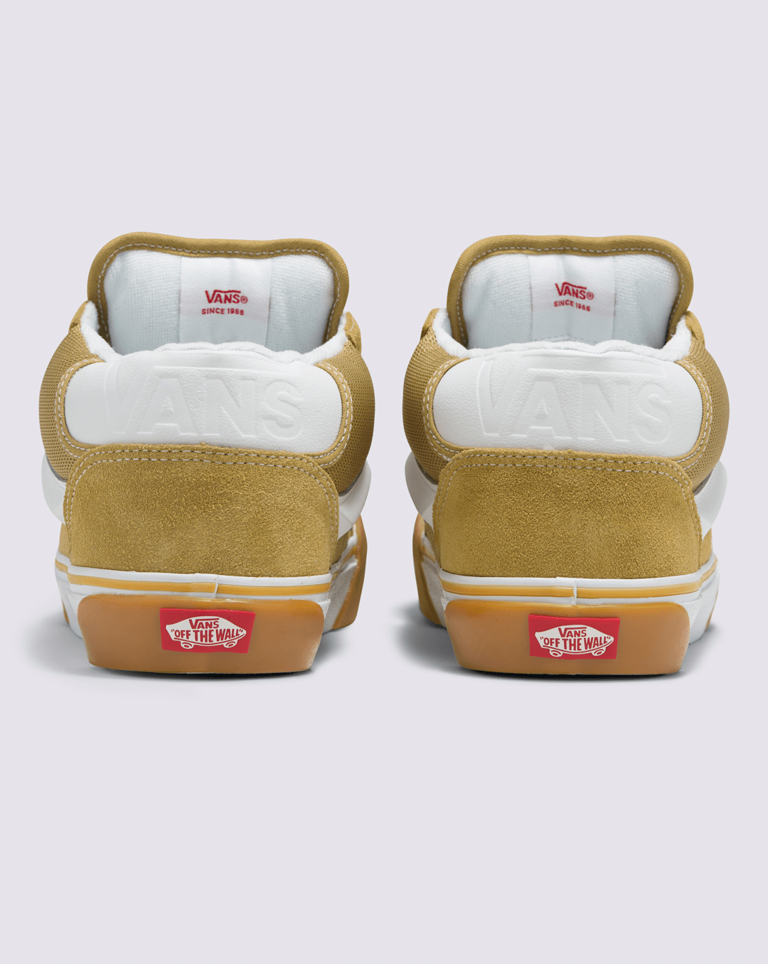 Sale Vans Knu Mid Shoe in Khaki Brown / Gum